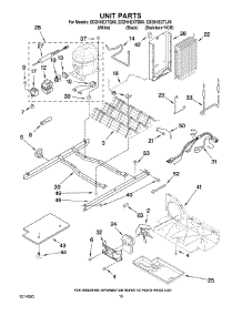 09 - Unit Parts parts for Whirlpool Refrigerator ED2HHEXTL00 from AppliancePartsPros.com