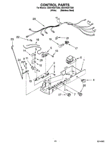 11 - Control Parts parts for Whirlpool Refrigerator ED5HHGXTQ00 from AppliancePartsPros.com