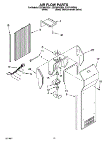09 - Air Flow Parts parts for Whirlpool Refrigerator ES5FHAXSA01 from AppliancePartsPros.com