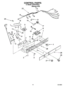 11 - Control Parts parts for Whirlpool Refrigerator ED5PHEXRL02 from AppliancePartsPros.com