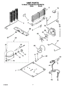 04 - Unit Parts parts for Whirlpool Refrigerator ET8WTMXKQ08 from AppliancePartsPros.com