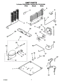 04 - Unit Parts parts for Whirlpool Refrigerator ET8CHKXKB06 from AppliancePartsPros.com