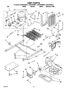 09 - Unit Parts parts for Whirlpool Refrigerator ED5VHGXMB11 from AppliancePartsPros.com