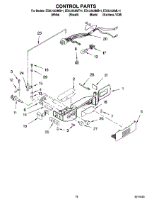 11 - Control Parts parts for Whirlpool Refrigerator ED5LHAXMB11 from AppliancePartsPros.com