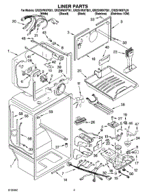 02 - Liner Parts parts for Whirlpool Refrigerator GR2SHWXPQ01 from AppliancePartsPros.com
