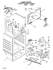 03 - Liner Parts parts for Whirlpool Refrigerator ET1FTEXMT03 from AppliancePartsPros.com