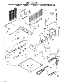 05 - Unit Parts parts for Whirlpool Refrigerator GR2SHWXPB00 from AppliancePartsPros.com