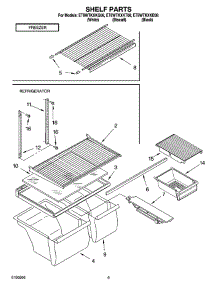 05 - Shelf Parts, Optional Parts parts for Whirlpool Refrigerator ET8WTKXKT08 from AppliancePartsPros.com
