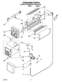 05 - Icemaker Parts parts for Whirlpool Refrigerator ET8WTMXKT05 from AppliancePartsPros.com