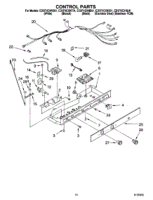 11 - Control Parts parts for Whirlpool Refrigerator ED5FHEXNT01 from AppliancePartsPros.com