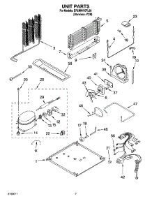 04 - Unit Parts parts for Whirlpool Refrigerator ER2MHKXPL00 from AppliancePartsPros.com
