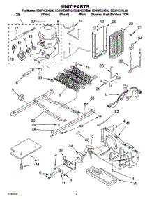 09 - Unit Parts parts for Whirlpool Refrigerator ED5FHEXNQ00 from AppliancePartsPros.com