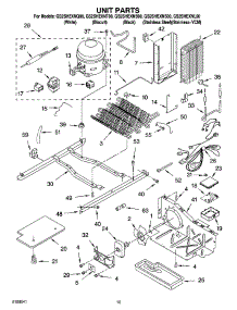09 - Unit Parts parts for Whirlpool Refrigerator GS2SHEXNQ00 from AppliancePartsPros.com