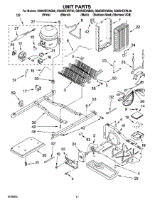 11 - Unit Parts parts for Whirlpool Refrigerator GS6SHEXNQ00 from AppliancePartsPros.com