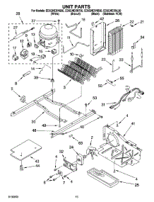 09 - Unit Parts parts for Whirlpool Refrigerator ED5GHEXNL00 from AppliancePartsPros.com