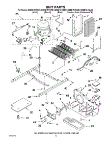 09 - Unit Parts parts for Whirlpool Refrigerator GD2SHAXNB00 from AppliancePartsPros.com