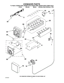 10 - Icemaker Parts parts for Whirlpool Refrigerator GD2SHAXNT00 from AppliancePartsPros.com