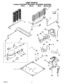 05 - Unit Parts parts for Whirlpool Refrigerator GR2SHKXMB01 from AppliancePartsPros.com