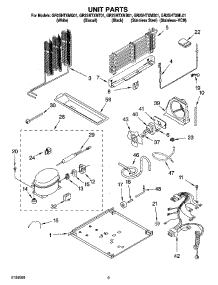 05 - Unit Parts parts for Whirlpool Refrigerator GR2SHTXML01 from AppliancePartsPros.com