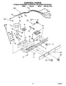 11 - Control Parts parts for Whirlpool Refrigerator ED5PHEXNL00 from AppliancePartsPros.com