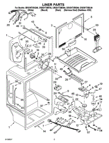 02 - Liner Parts parts for Whirlpool Refrigerator GR2SHTXMQ00 from AppliancePartsPros.com