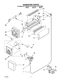 05 - Icemaker Parts parts for Whirlpool Refrigerator ET1FTTXKB03 from AppliancePartsPros.com