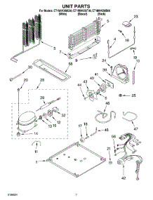 04 - Unit Parts parts for Whirlpool Refrigerator ET1MHKXMQ00 from AppliancePartsPros.com