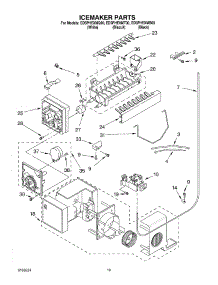 12 - Icemaker Parts, Parts Not Illustrated parts for Whirlpool Refrigerator ED5PHEXMB00 from AppliancePartsPros.com