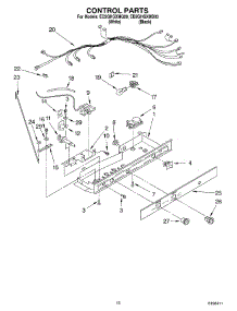 11 - Control Parts parts for Whirlpool Refrigerator ED2GHGXMB00 from AppliancePartsPros.com