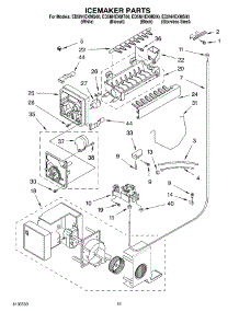 12 - Icemaker Parts, Parts Not Illustrated parts for Whirlpool Refrigerator ED5NHEXMT00 from AppliancePartsPros.com