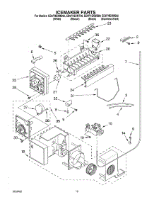 12 - Icemaker Parts, Parts Not Illustrated parts for Whirlpool Refrigerator ED5FHEXMS00 from AppliancePartsPros.com
