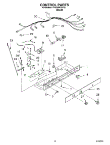 11 - Control Parts parts for Whirlpool Refrigerator 4YED5FHQKT01 from AppliancePartsPros.com