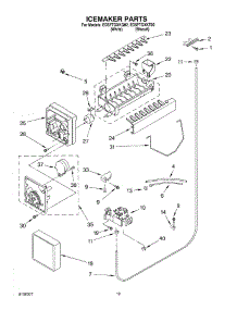 12 - Icemaker Parts, Parts Not Illustrated parts for Whirlpool Refrigerator ED5FTGXKQ02 from AppliancePartsPros.com
