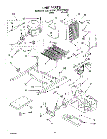 09 - Unit Parts parts for Whirlpool Refrigerator ED5GTFXKT02 from AppliancePartsPros.com