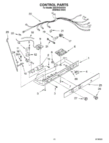 11 - Control parts for Whirlpool Refrigerator GD5THGXKS01 from AppliancePartsPros.com