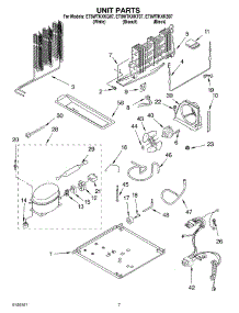 04 - Unit parts for Whirlpool Refrigerator ET8WTKXKQ07 from AppliancePartsPros.com