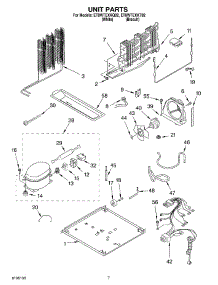 04 - Unit parts for Whirlpool Refrigerator ET8WTEXKQ02 from AppliancePartsPros.com