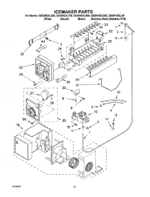 12 - Ice Maker, Optional parts for Whirlpool Refrigerator GS5SHGXLQ00 from AppliancePartsPros.com