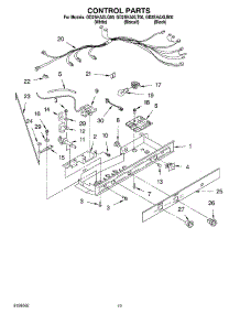 11 - Control parts for Whirlpool Refrigerator GD2SHAXLB00 from AppliancePartsPros.com