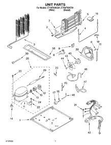 04 - Unit parts for Whirlpool Refrigerator ET1WTKXKQ01 from AppliancePartsPros.com