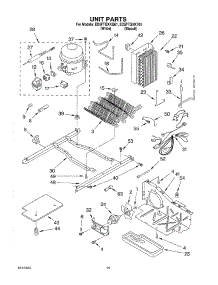 09 - Unit parts for Whirlpool Refrigerator ED5FTGXKQ01 from AppliancePartsPros.com