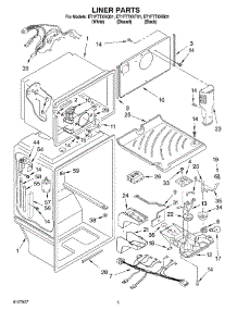 03 - Liner parts for Whirlpool Refrigerator ET1FTTXKT01 from AppliancePartsPros.com