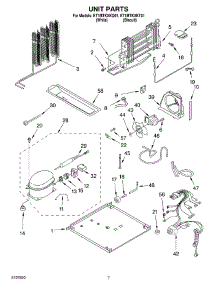 04 - Unit parts for Whirlpool Refrigerator ET1MTKXKQ01 from AppliancePartsPros.com