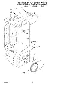 02 - Refrigerator Liner parts for Whirlpool Refrigerator GD2SHGXKQ01 from AppliancePartsPros.com