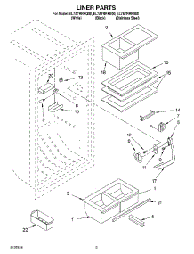 02 - Liner parts for Whirlpool Refrigerator EL7ATRRKS00 from AppliancePartsPros.com