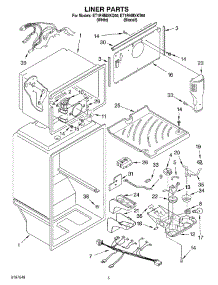 03 - Liner parts for Whirlpool Refrigerator ET1RHMXKQ00 from AppliancePartsPros.com
