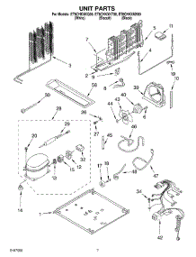 04 - Unit parts for Whirlpool Refrigerator ET8CHKXKB00 from AppliancePartsPros.com