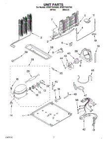 04 - Unit parts for Whirlpool Refrigerator ET8WTEXKQ00 from AppliancePartsPros.com