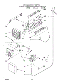 12 - Ice Maker, Optional parts for Whirlpool Refrigerator ED25TEXHN02 from AppliancePartsPros.com
