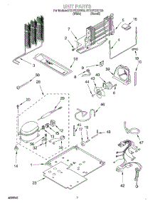 04 - Unit parts for Whirlpool Refrigerator ET21PKXGT03 from AppliancePartsPros.com